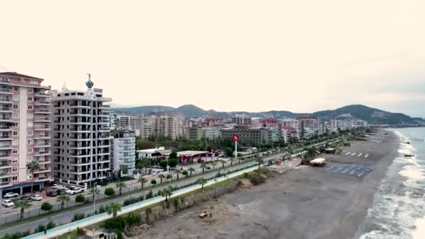 Vista Aérea Mahmutlar Turquía Alanya — Vídeos de Stock