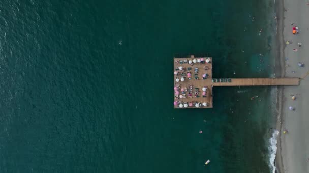 Wysokiej Jakości Tło Morskie Turcja Alanya — Wideo stockowe