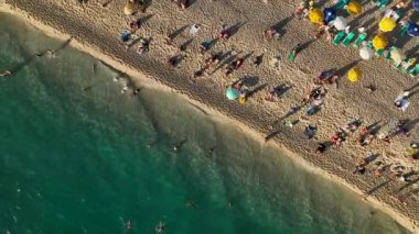 Plaj bölgesi. Alanya, Antalya, Türkiye