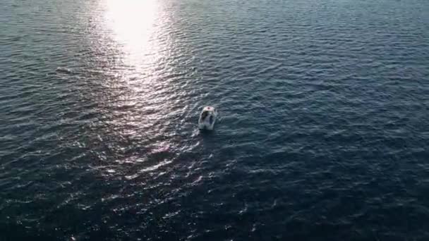 Рибалки Риби Морі — стокове відео