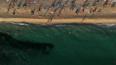 Plaj bölgesi. Alanya, Antalya, Türkiye