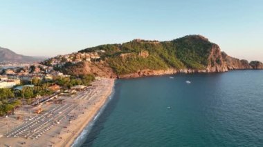 Plaj bölgesi. Alanya, Antalya, Türkiye