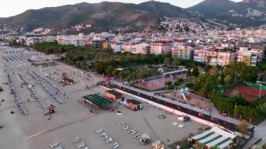 Plaj bölgesi. Alanya, Antalya, Türkiye