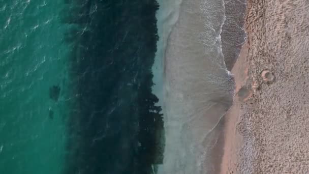 Plaża Obszar Kosmiczny Alanya Antalya Turcja — Wideo stockowe