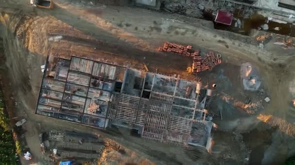 Vol Aérien Dessus Développement Nouvelles Constructions — Video