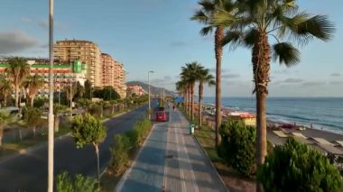Traffic on the beach