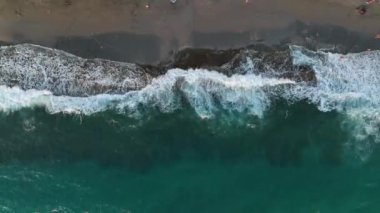 Akşamları drone tarafından çekilen sulu doku.