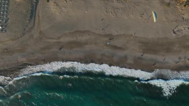Akşamları Drone Tarafından Çekilen Sulu Doku — Stok video