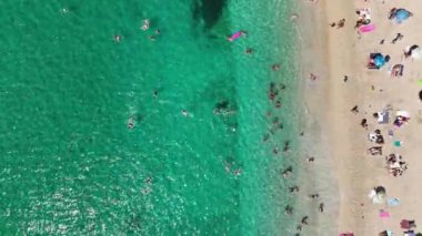 Akdeniz 'in en güzel kumsalı Kleopatra Alanya aeria View 4 K
