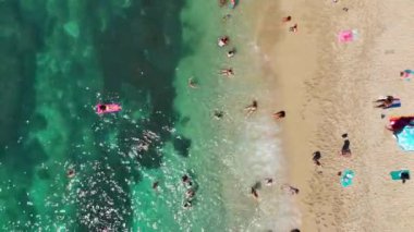 Akdeniz 'in en güzel kumsalı Kleopatra Alanya aeria View 4 K