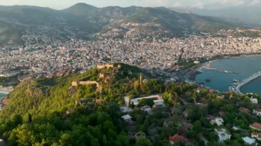 Akdeniz 'in güzel manzarası Türkiye Alanya