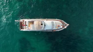 Türkiye 'nin Alanya kenti hava görüntüsü 4 K