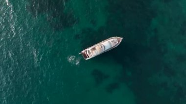 Türkiye 'nin Alanya kenti hava görüntüsü 4 K