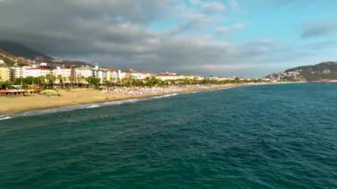 Türkiye 'nin altın saatinde çekilen yüksek kaliteli deniz dokusu Alanya
