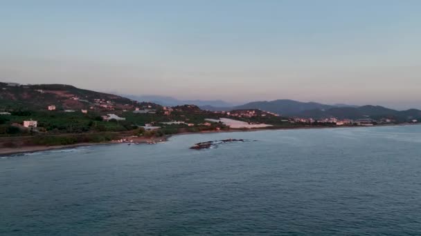 Tekstur Kualitas Tinggi Laut Yang Diambil Selama Jam Emas Turki — Stok Video