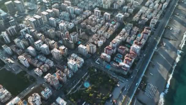 Vedere Aeriană Mahmutlar Turcia Alanya — Videoclip de stoc