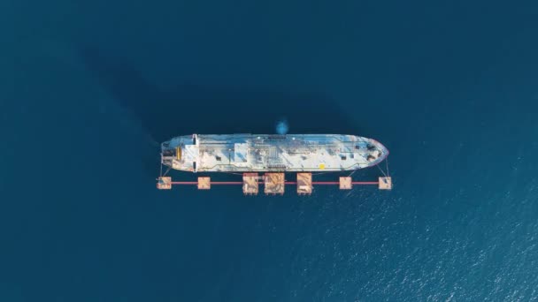 Plynový Tanker Moři — Stock video