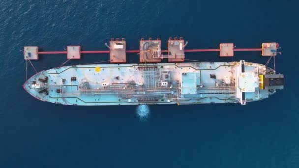Plynový Tanker Moři — Stock video