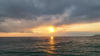 Türkiye 'nin günbatımı Alanya