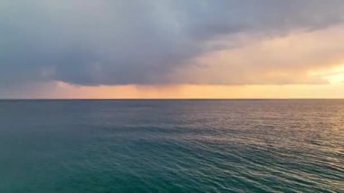 Türkiye 'nin günbatımı Alanya