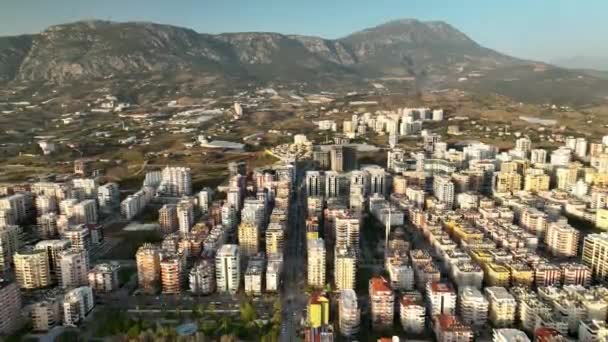 Άποψη Της Πόλης Του Alanya — Αρχείο Βίντεο