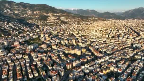 Widok Miasta Alanya — Wideo stockowe