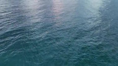 Cloudy sunset at sea