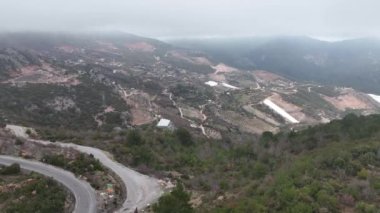 Çiftlik bölgesi hava görüntüsü 4 K