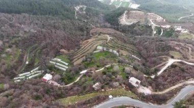 Çiftlik bölgesi hava görüntüsü 4 K