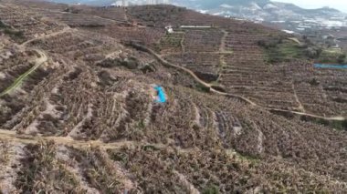 Çiftlik bölgesi hava görüntüsü 4 K