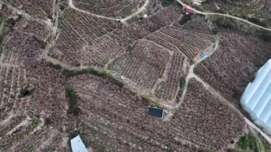 Çiftlik bölgesi hava görüntüsü 4 K