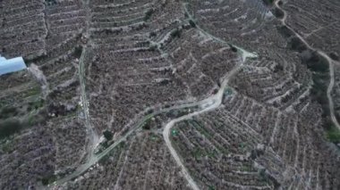 Çiftlik bölgesi hava görüntüsü 4 K