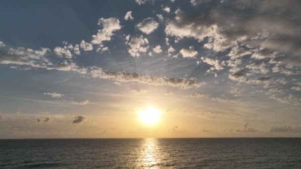 Cloudy Sunset Sea — Video
