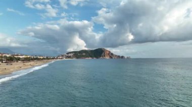 Alanya Castle Alanya Kalesi Aerial View of Mountain and City Turkey