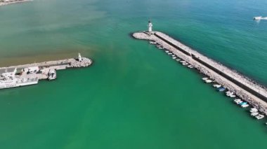 Light House Aerial view 4K