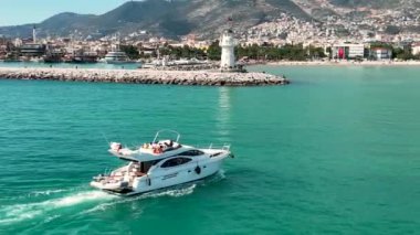 Türkiye'de alanya havadan görünümü