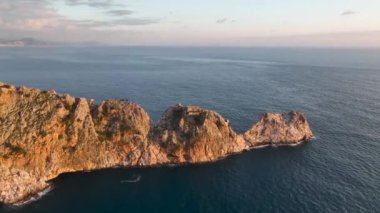 Alanya Castle Alanya Kalesi Aerial View of Mountain and City Turkey