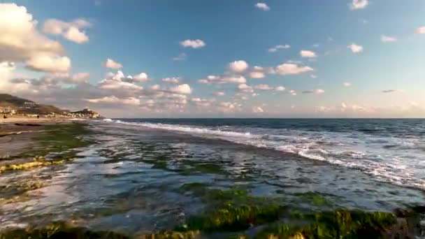 Текстура Скелястого Пляжу — стокове відео