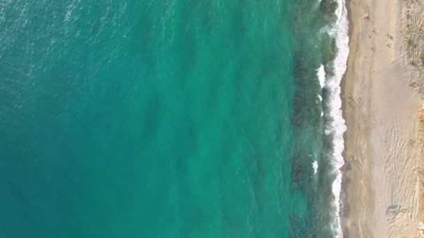 Beautiful Beach Mediterranean Sea — Stock Video