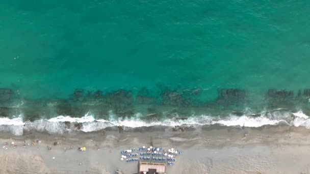 Beautiful Beach Mediterranean Sea — Stock Video