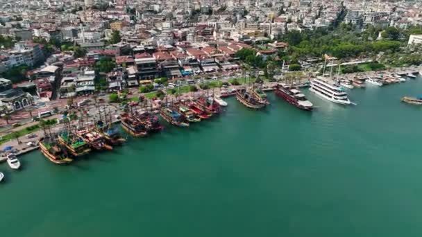 Яхти Порту — стокове відео