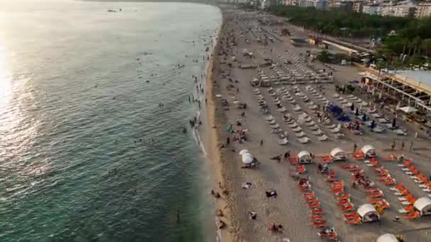 克利奥帕特拉海滩航景 — 图库视频影像