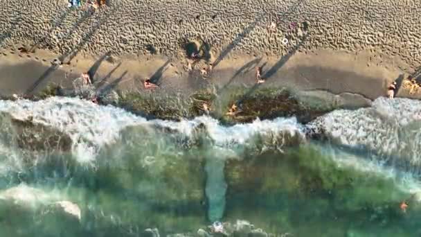 Playa Verano Mahmutlar Turquía Alanya — Vídeo de stock