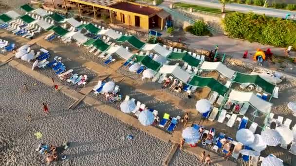 Letnia Plaża Mahmutlar Turcja Alanya — Wideo stockowe