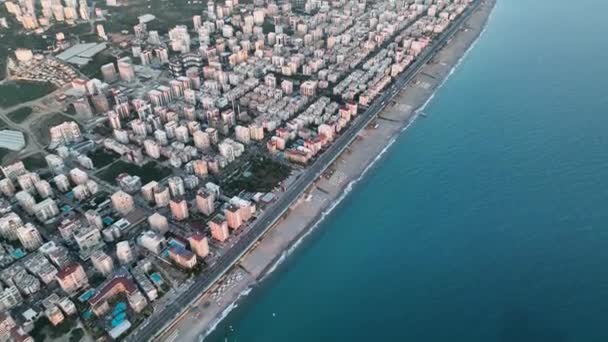 Mahmutlar Air View Turkey Alanya — Stock video