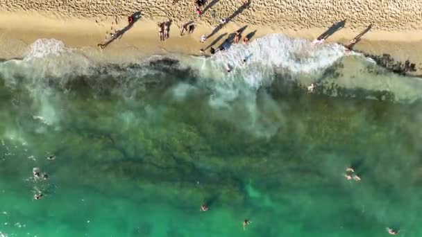 Повітряний Вид Пляж Клеопатра — стокове відео
