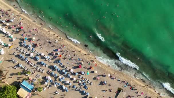 Cleopatra Beach Pandangan Udara — Stok Video