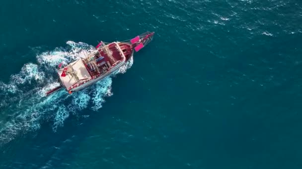 Яхта Pirates Викликає Аеродром Видом Порт Туреччина Анья — стокове відео
