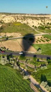 Türkiye 'nin ünlü Kapadokya kenti.