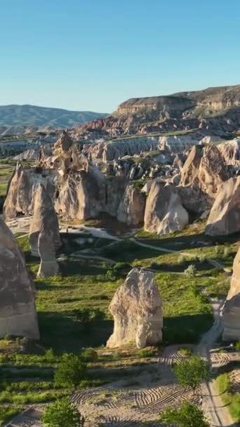 Cosmic Landscape Cappadocia — Stock Video